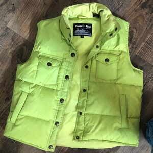 Powder River Lime Green Puffer Vest